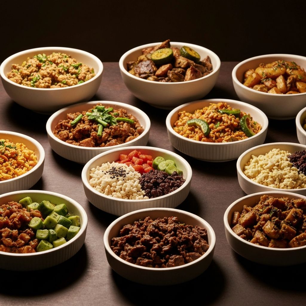 Balanced meal planning example